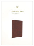 ESV Large Print Bible (TruTone, Deep Brown)