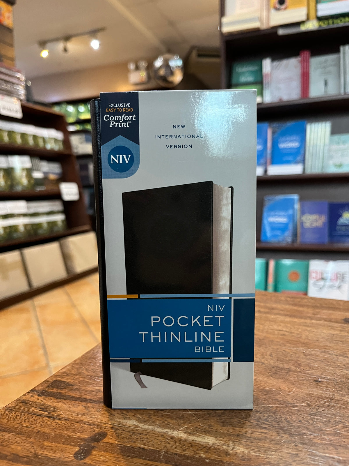 NIV POCKET THINLINE BL