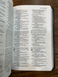 NIV, Thinline Bible, Compact, Leathersoft, Black/Gray, Red Letter, Comfort Print