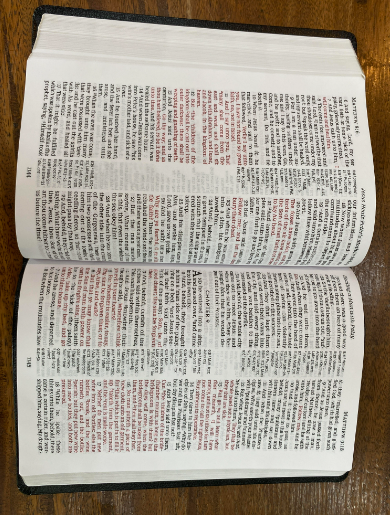 KJV Comfort Print Reference Bible, Giant Print, Black