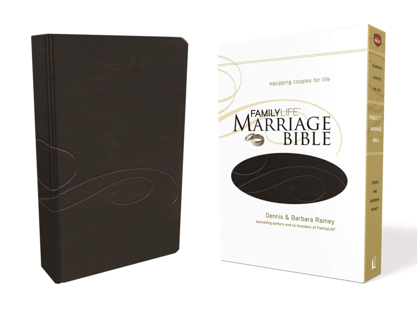 NKJV, FamilyLife Marriage Bible, Leathersoft, Brown: Equipping Couples for Life Imitation Leather