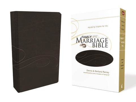 NKJV, FamilyLife Marriage Bible, Leathersoft, Brown: Equipping Couples for Life Imitation Leather