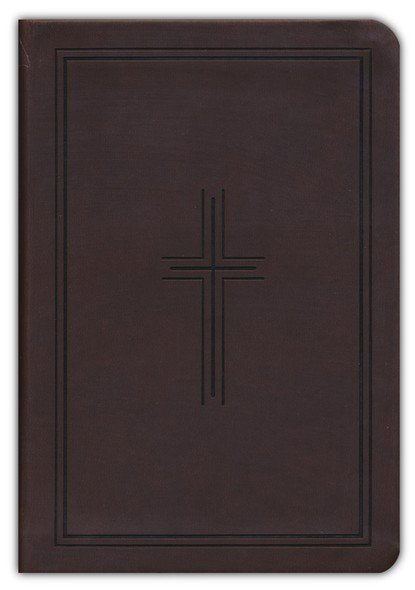 NLT Premium Value Compact Bible, Filament Enabled (Dark Brown)