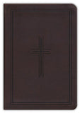 NLT Premium Value Compact Bible, Filament Enabled (Dark Brown)