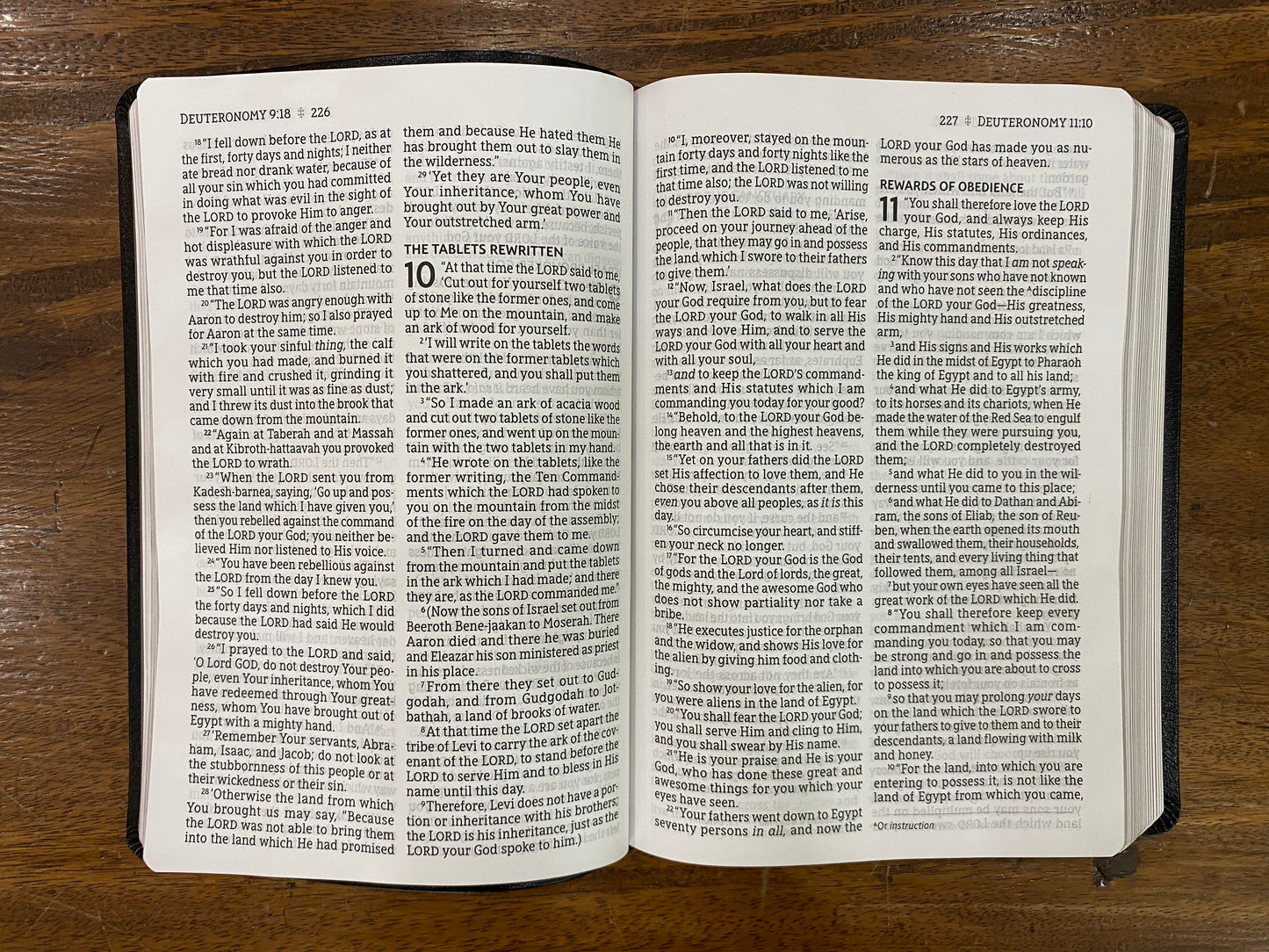 NASB Giant Print Thinline Bible Black