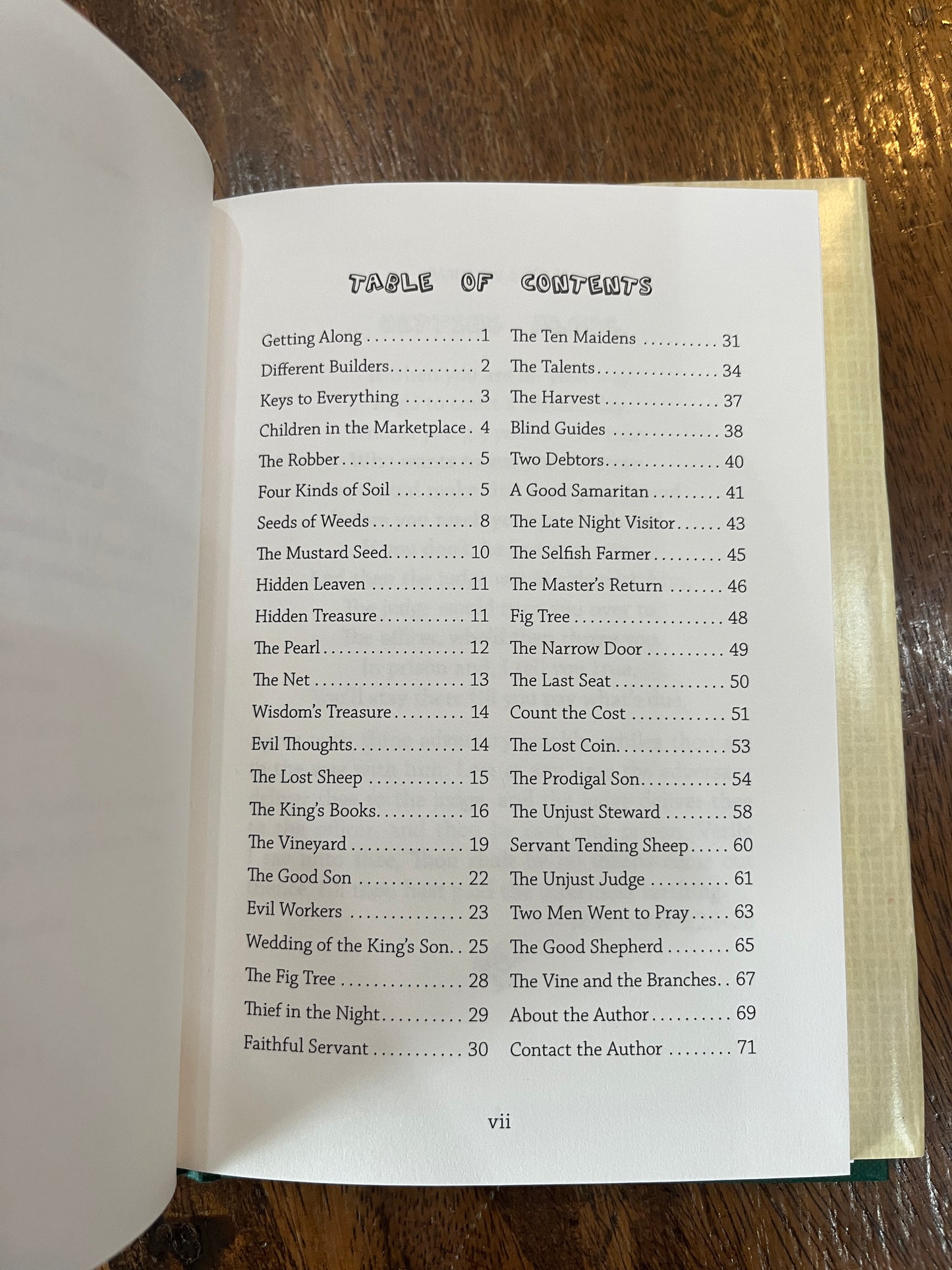 Parables in Rhyme, Hardcover (OM)
