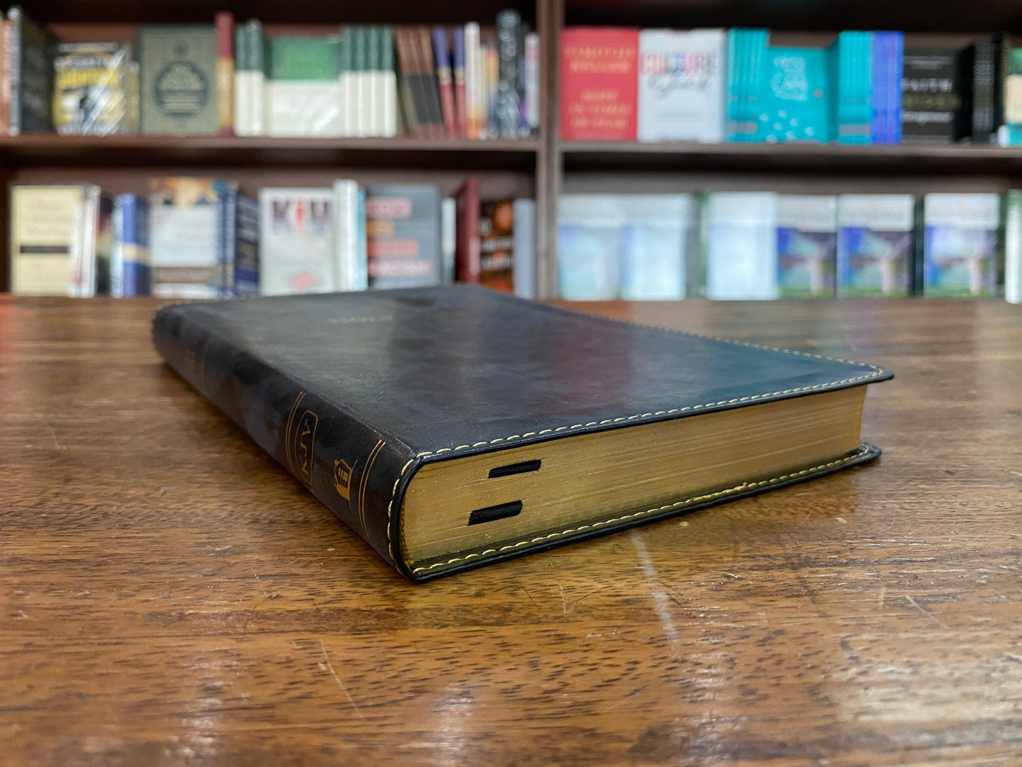 KJV Thinline Bible Standard Print Leathersoft Black Red Letter Edition Comfort Print