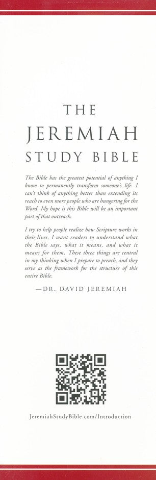 NKJV Jeremiah Study Bible, Large Print, Hardcover
