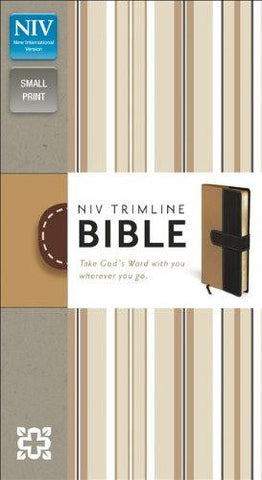 NIV Trimline Bible (Imitation Leather, Tan/Brown) (SALE ITEM)
