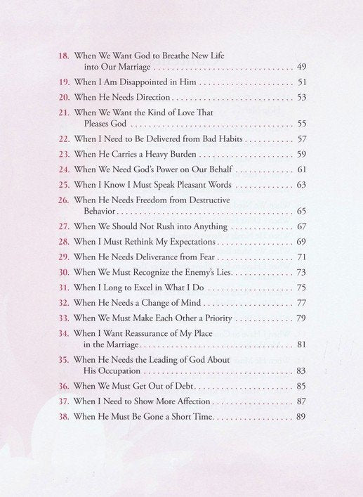 The Power of Praying Wife Devotional