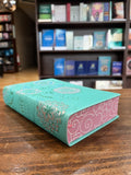 NLT Girls Life Application Study Bible (LeatherLike, Teal/Pink Flowers)