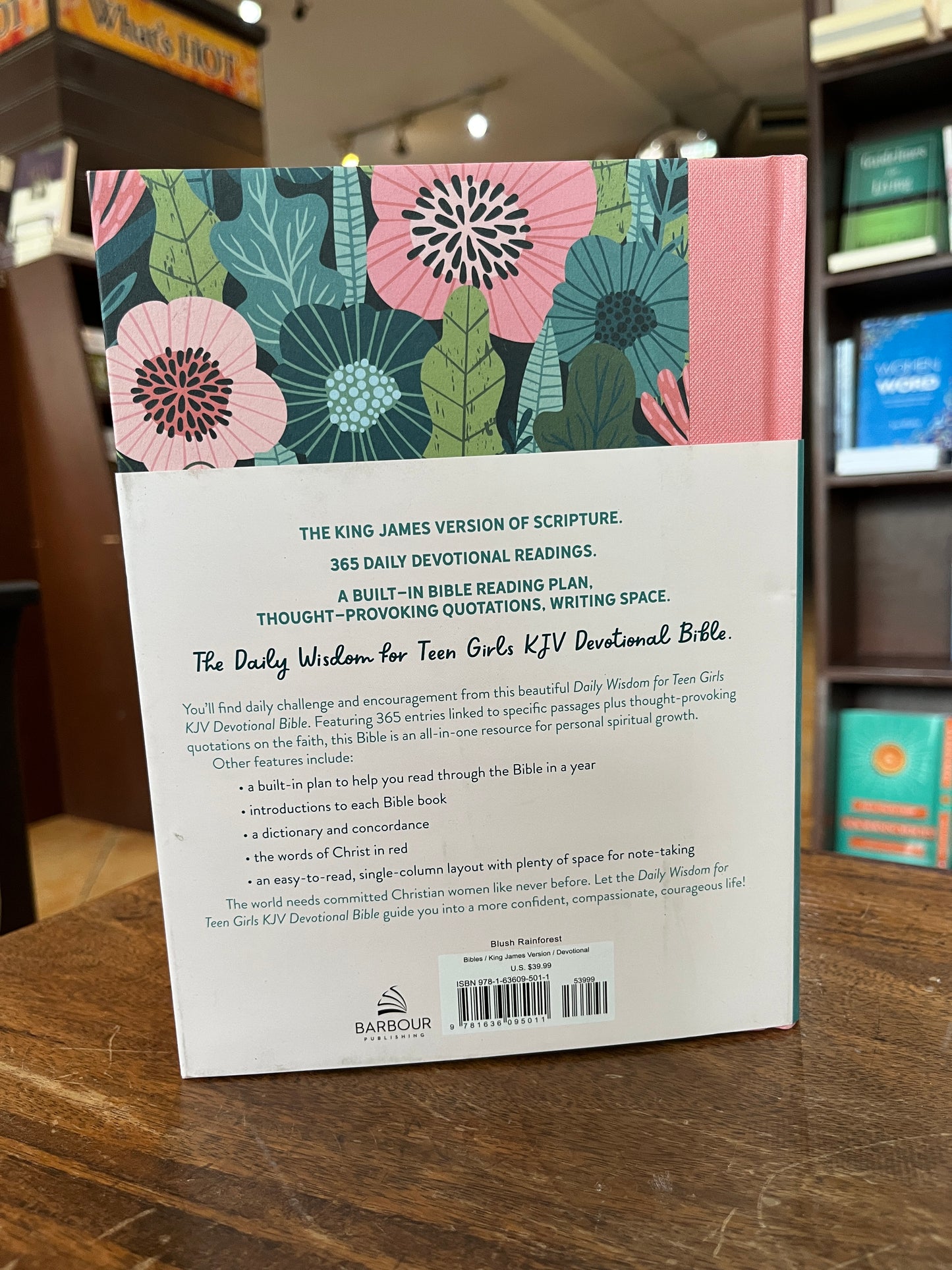 KJV Daily Wisdom for Teen Girls Devotional Bible