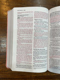 NIV Thinline Bible for Teens, Comfort Print--soft leather-look, pink (red letter)