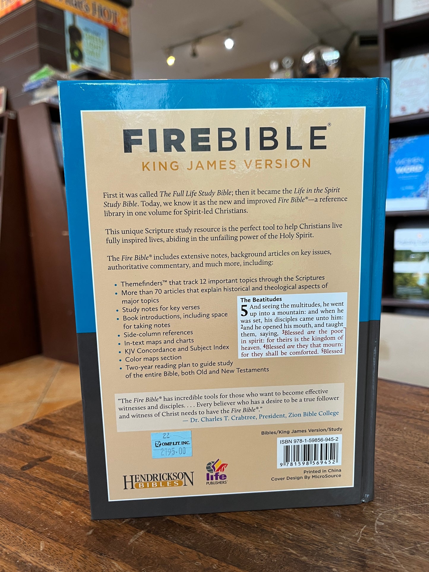 KJV Fire Bible, Hardcover