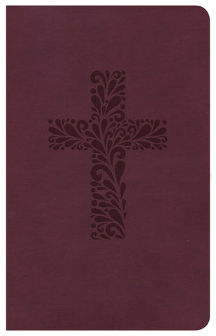 CSB Pocket Gift Bible Burgundy LeatherTouch (OM)