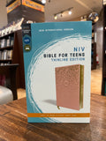 NIV Thinline Bible for Teens, Comfort Print--soft leather-look, pink (red letter)