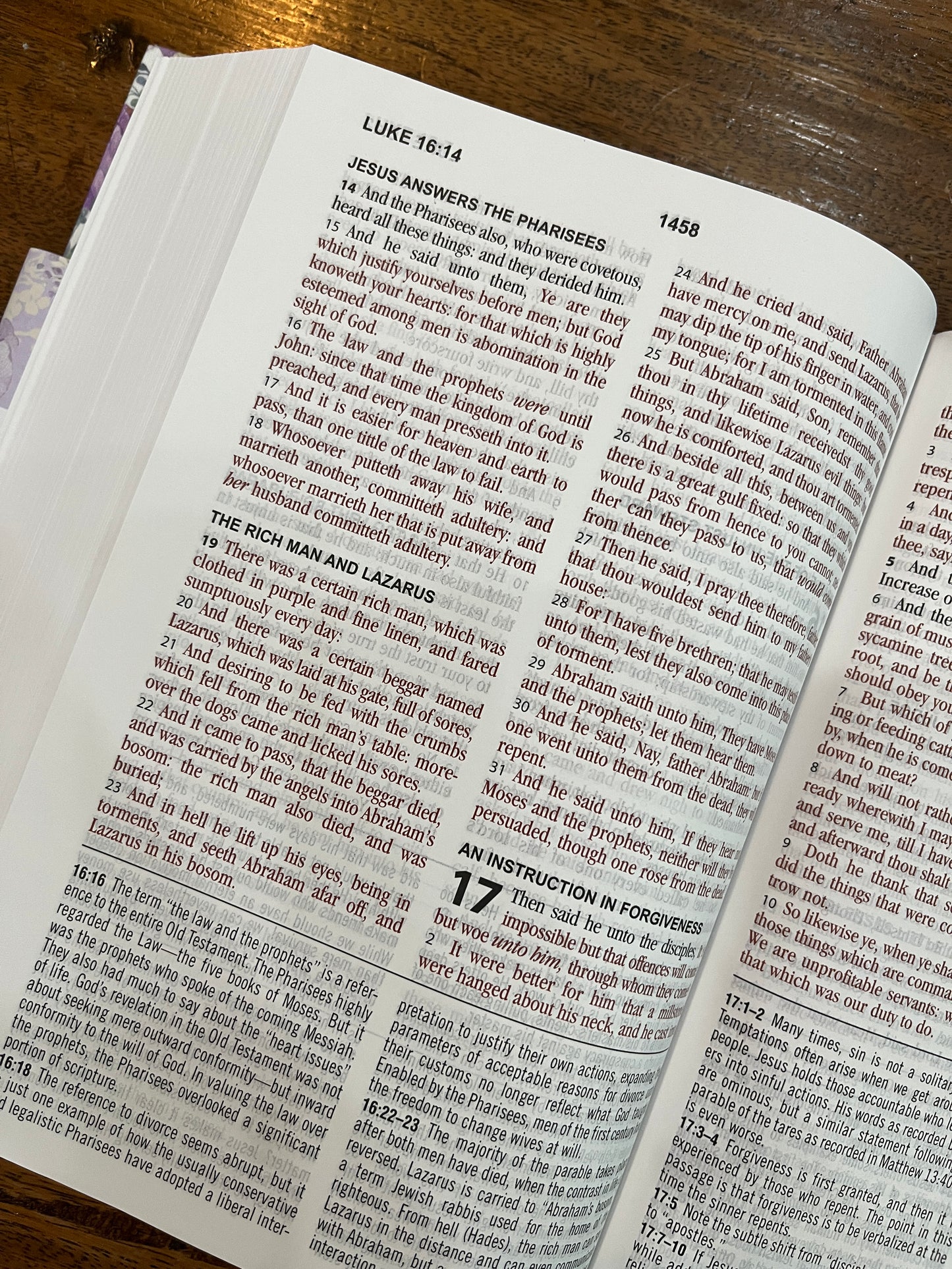 KJV Study Bible - Large Print [Hummingbird Lilacs]