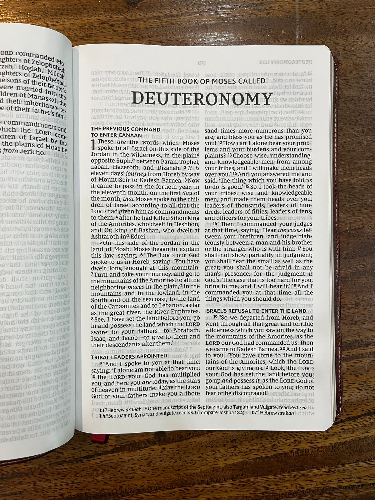 NKJV Giant-Print Thinline Bible Brown