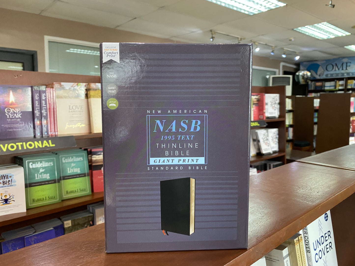 NASB Giant Print Thinline Bible Black