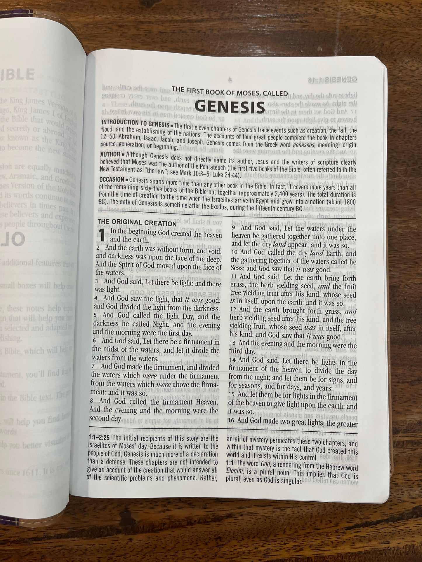 The KJV Study Bible, Large Print [Violet Floret]