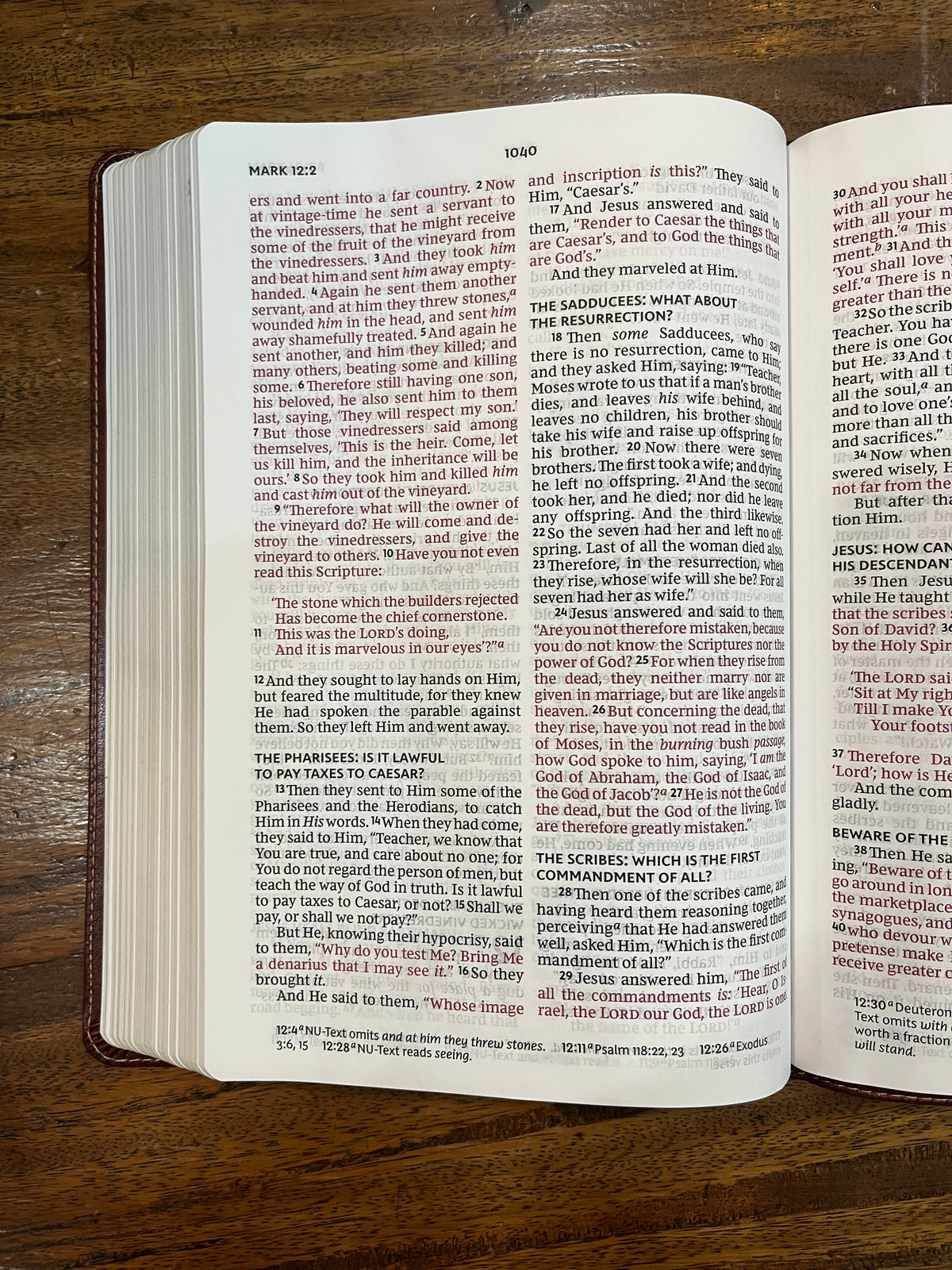 NKJV Giant-Print Thinline Bible Brown