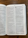 KJV Large-Print Thinline Reference Bible, Filament Enabled Edition--soft leather-look, black/onyx