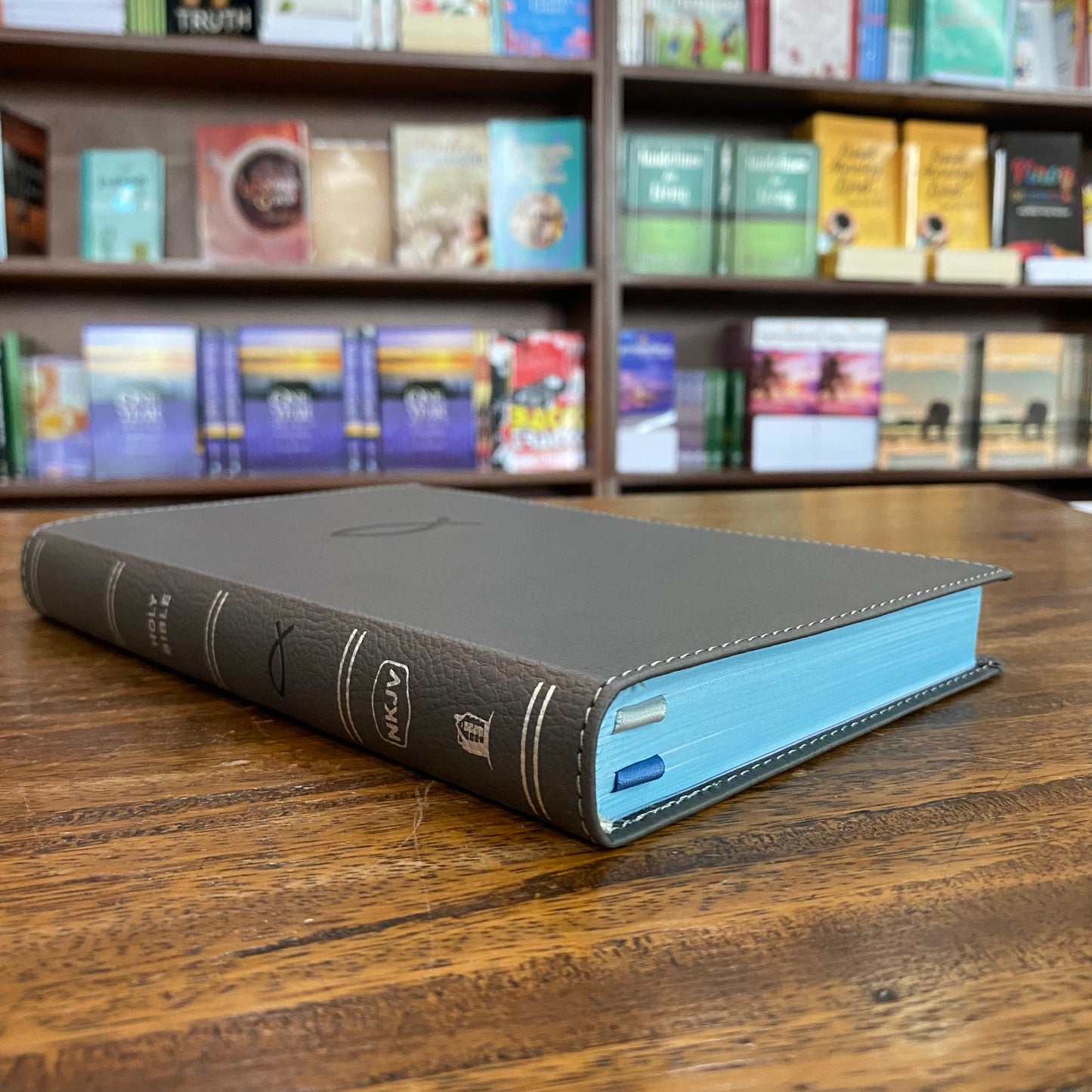 NKJV Thinline Bible Youth Edition Gray