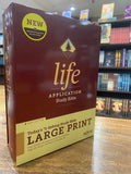 NIV Life Application Large-Print Study Bible, Third Edition Red Letter