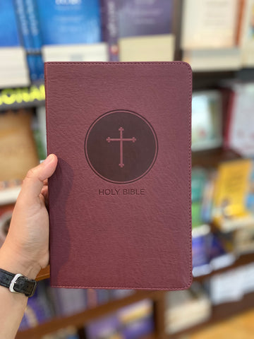 NKJV Deluxe Gift Bible (Burgundy, Leathersoft)