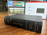 ESV Study Bible--Genuine leather, black