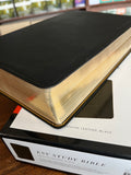 ESV Study Bible--Genuine leather, black