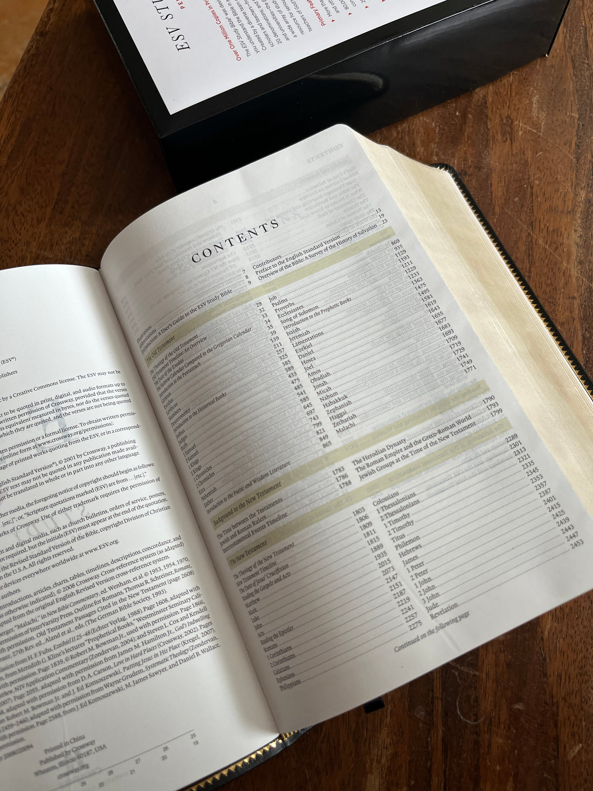 ESV Study Bible, Personal Size (Genuine Leather, Black)