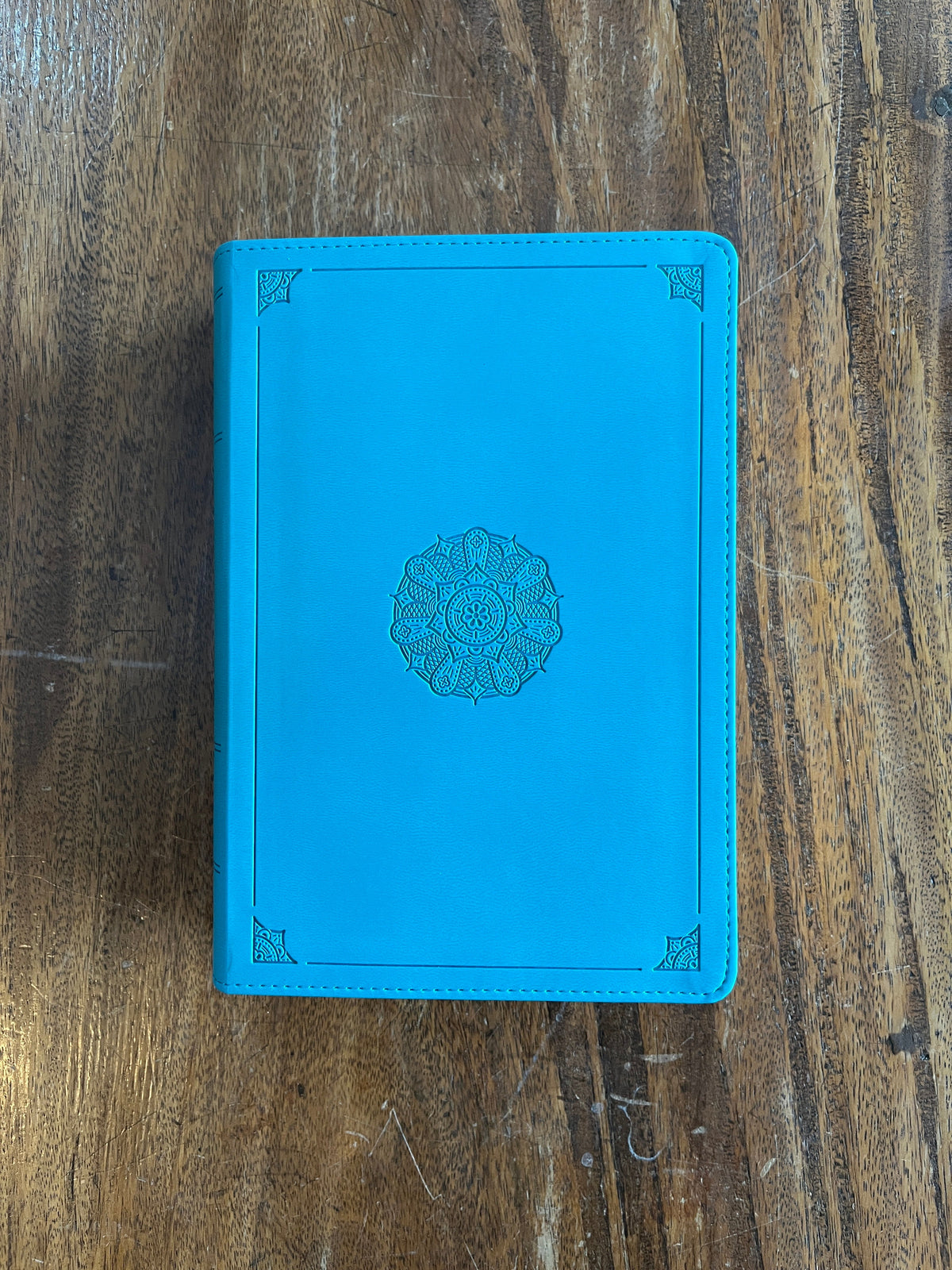 ESV Study Bible, Personal Size (TruTone Imitation Leather, Turquoise with Emblem Design)