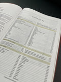 ESV Study Bible, Personal Size (TruTone, Saddle, Ornament Design)