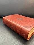 ESV Study Bible, Personal Size (TruTone, Saddle, Ornament Design)