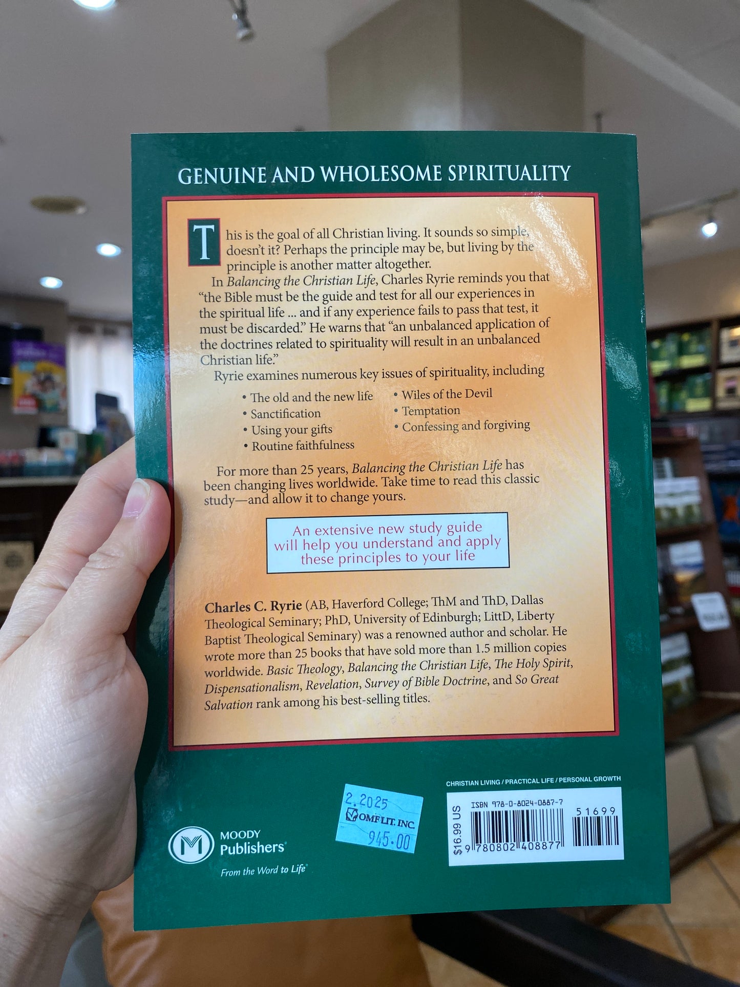 Balancing the Christian Life: A Survey of Spiritual Disciplines Paperback