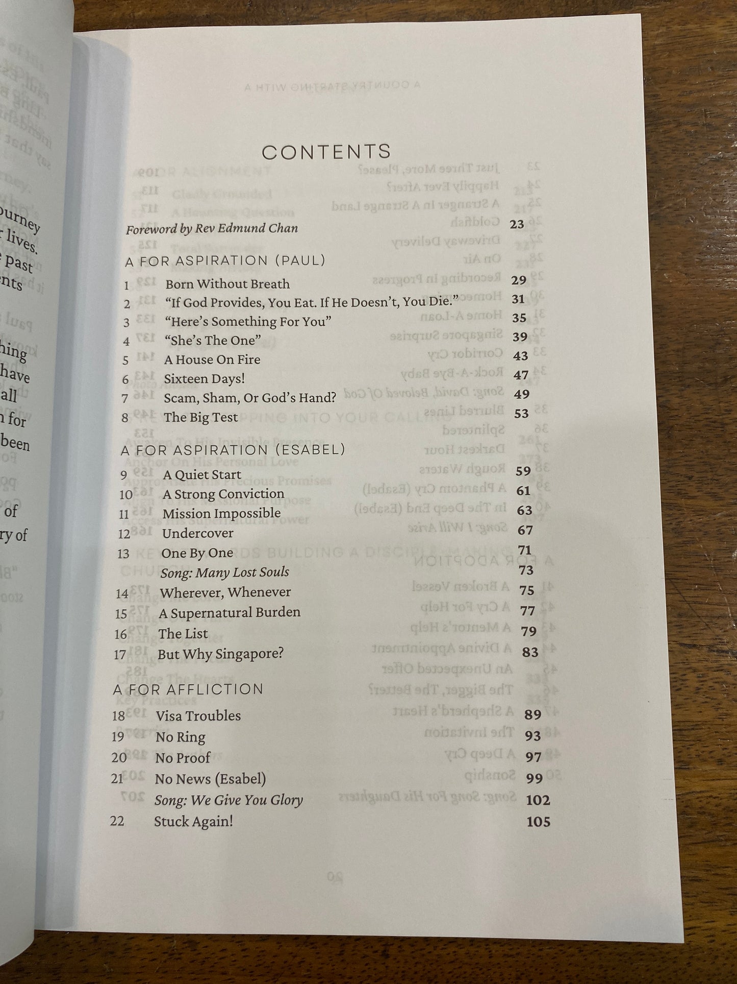 A country starting with A: A Journey Of Brokeness To Intentional Discipleship