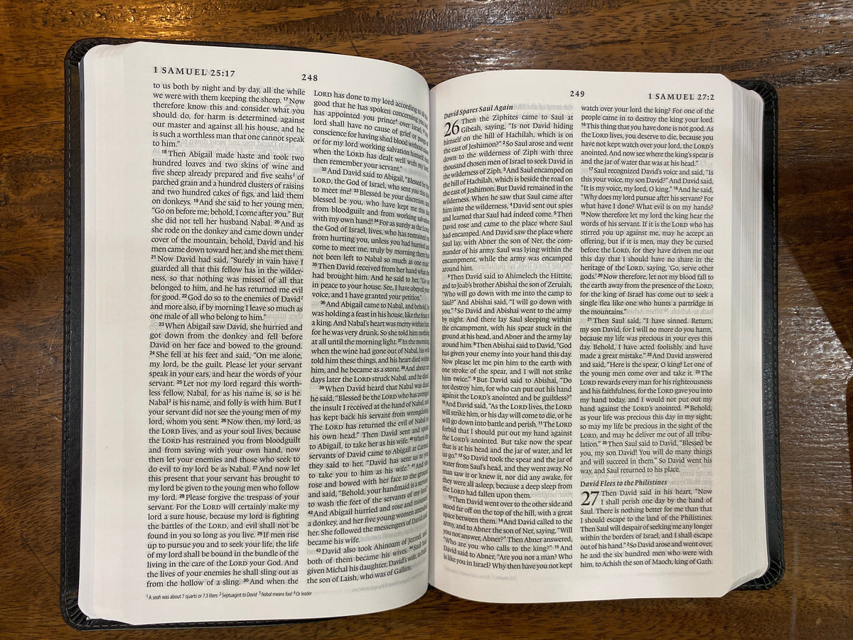 ESV Thinline Charcoal With Celtic Cross Design