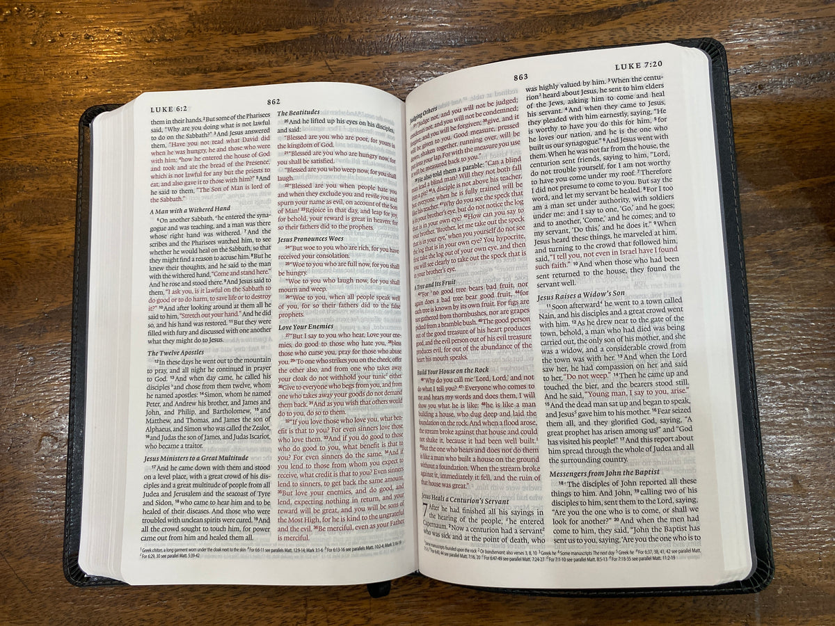 ESV Thinline Charcoal With Celtic Cross Design