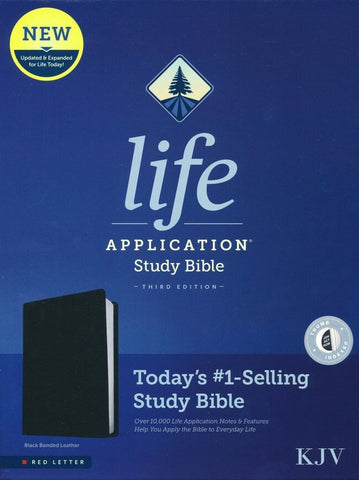 KJV Life Application Study Bible Third Edition Black Indexed (OM)