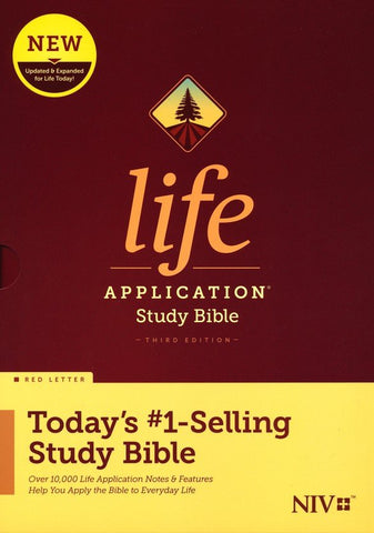 NIV Life Application Study Bible Third Edition (Red Letter Hardcover) (OM)