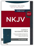 NKJV, End-of-Verse Reference Bible, Compact, Leathersoft, Teal, Red Letter, Comfort Print