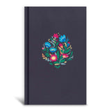 CSB Personal Size Bible, Navy Floral Embroidered Cloth Over Board Hardcover  (OM)