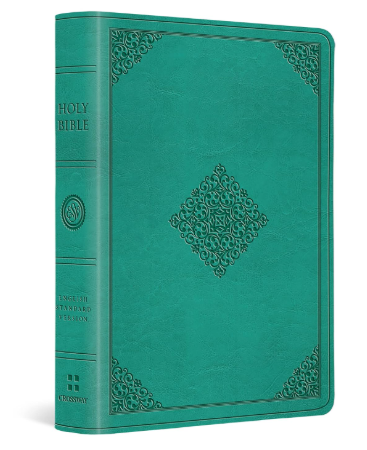 ESV Value Large Print Compact Bible (TruTone, Teal, Ornament Design): Holy Bible, English Standard Version