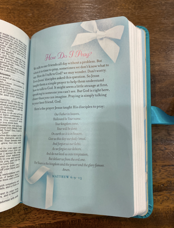 NKJV Simply Charming Bible (Hardcover, Blue Edition)