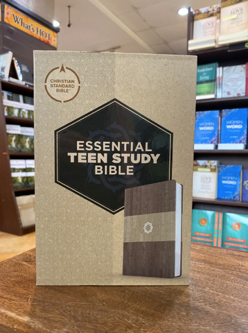 CSB Essential Teen Study Bible (LeatherTouch,Weathered Gray Cork)