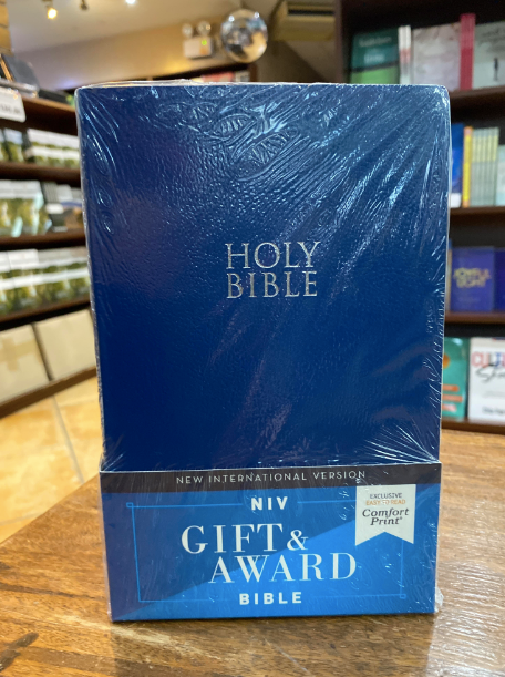 NIV Gift and Award Bible (Comfort Print, Leather-look, Blue)