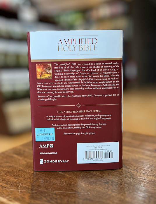 Amplified Holy Bible, Compact, Hardcover: Captures the Full Meaning Behind the Original Greek and Hebrew