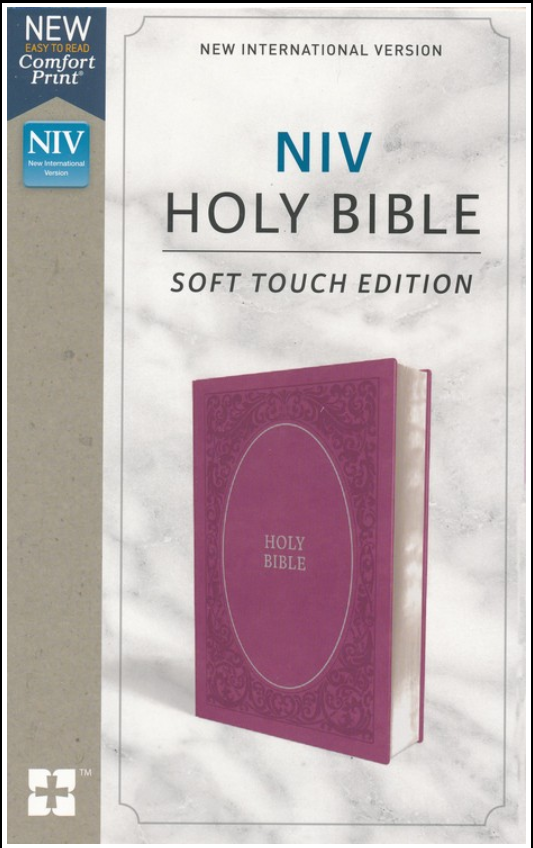 NIV, Holy Bible, Soft Touch Edition, Leathersoft, Pink, Comfort Print