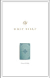 ESV Premium Gift Bible--soft leather-look, paris sky, fleur-de-lis